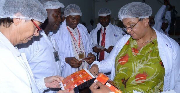 The Danish Ambassador and dignitaries touring the facilities